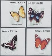 Thematik: Tiere-Schmetterlinge / Animals-butterflies: 2005, ZAMBIA: African Butterflies And Moths IM - Papillons