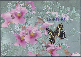 Thematik: Tiere-Schmetterlinge / Animals-butterflies: 2007, Lesotho. Imperforate Souvenir Sheet (1 V - Schmetterlinge