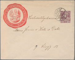 Thematik: Tiere-Vögel / Animals-birds: 1909, Austria. Private Envelope 3h Franz Joseph "Erster Allge - Autres & Non Classés