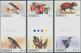 Thematik: Tiere-Vögel / Animals-birds: 1999, Dominica. Complete Set "Flora And Fauna" (six Values) I - Autres & Non Classés