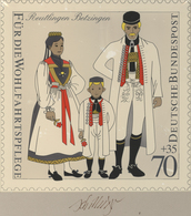 Thematik: Trachten / Costumes: 1993, Bund, Nicht Angenommener Künstlerentwurf (21,5x21,5) Von Prof. - Kostüme