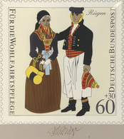 Thematik: Trachten / Costumes: 1993, Bund, Nicht Angenommener Künstlerentwurf (21,5x21,5) Von Prof. - Kostüme