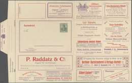 Thematik: Verkehr-Auto / Traffic-car: 1905 (approx), German Reich. Advertisement Letter Card 5 Pf Ge - Autos