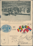 Thematik: Verkehr-Auto / Traffic-car: 1918, France. Postage-free Soldier Correspondence Card With Im - Voitures