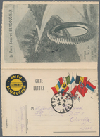 Thematik: Verkehr-Auto / Traffic-car: 1918, France. Postage-free Soldier Correspondence Card With Im - Autos