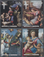 Thematik: Weihnachten / Christmas: 2014, ANTIGUA & BARBUDA: Christmas Complete IMPERFORATE Set Of Fo - Christmas