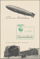 Thematik: Zeppelin / Zeppelin: 1937. Original Menu From On Board The Hindenburg Zeppelin During Its - Zeppeline