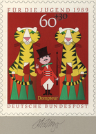 Thematik: Zirkus / Circus: 1989, Bund, Nicht Angenommener Künstlerentwurf (17x20) Von Prof. H.Schill - Circo