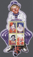 Thematik: Zirkus / Circus: 2003, MICRONESIA: Circus Complete Set Of Eight In Two Different Perforate - Cirque
