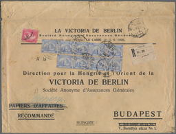 Ägypten: 1911 Printed "Papiers D'Affairs" Envelope, "Papiers D'Affairs" Crossed Out And Notes "Corre - Autres & Non Classés