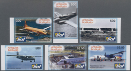 Antigua: 2006, 50 Years Leeward Island Air Transportation (LIAT) Complete Set Of Six IMPERFORATE Sta - Antigua En Barbuda (1981-...)