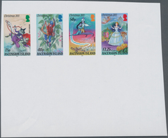 Ascension: 2011, Fairy Tales, IMPERFORATE Proof Se-tenant Strip Of Four, Mint Never Hinged. - Ascension (Ile De L')