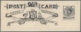 Südaustralien: 1890’s, Postcard Design Competition ESSAY ('Amateur' No. 13) Of Heading Of Postcard H - Brieven En Documenten