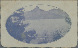 Australien - Ganzsachen: 1913/1916, Six Lettercards Incl. Four Kangaroos 1d. With Views 'HUONVILLE T - Entiers Postaux