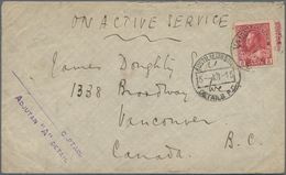 Australien - Besonderheiten: 1915, Military Forces In Egypt, Cover With Cds AUSTRALIAN BASE / DETAIL - Other & Unclassified