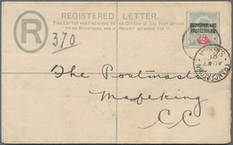 Betschuanaland: 1901 (27.8.), Registered Letter CoGH QV 4d. Blue Uprated With QV 2d. Grey-green/carm - 1885-1964 Protectorat Du Bechuanaland