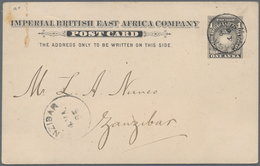 Britisch-Ostafrika Und Uganda: 1890, BRITISCH OSTAFRIKA-KOMPANIE, Mi. 1-3 Gestempelt, Sowie 1895 GSK - Protettorati De Africa Orientale E Uganda