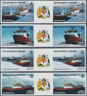 Britische Gebiete In Der Antarktis: 2011, Research Ships Part Set Of Four Different Stamps (RRS Bran - Ungebraucht