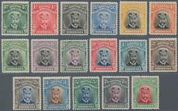 Britische Südafrika-Gesellschaft: 1913/1923, KGV As Admiral 17 Different Values From ½d To 10s. Unch - Non Classés