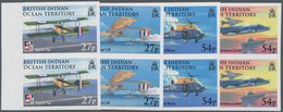 Britisches Territorium Im Indischen Ozean: 2009, 100 Years Royal Navy Complete Set Of Four Showing D - Other & Unclassified