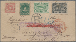 Neufundland: 1888, ½c. Rose-red, 1c. Blue-green, 2c. Yellow-green (slight Toning Spot) And 10c. Blac - 1857-1861