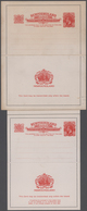 Neufundland: 1914, KGV 2c.+2c. Carmine REPLY LETTERCARD Fine And Fresh Unused - 1857-1861