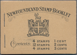 Neufundland: BOOKLETS: 1932, 40c. Booklet, Black On Buff Cover, Very Fresh. SG £500. - 1857-1861