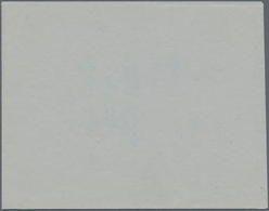 Canada - Ganzsachen: 1948 Aerogram 10 Cents Darkblue, Essay Of Die Cut, No Stamp And No Other Printi - 1903-1954 Reyes