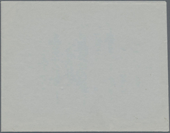 Canada - Ganzsachen: 1948 Aerogram 10 Cents Darkblue, Essay Of Die Cut, No Stamp And No Other Printi - 1903-1954 Kings