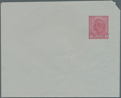 Canada - Ganzsachen: 1950 (ca.), Air Letter KGVI 15c. Red With MISSING BLUE PRINTING (inscription An - 1903-1954 Reyes