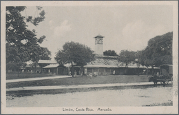 Costa Rica: 1923, Pictorial Stat. Postcard 4c. Red 'Coffee Plant' With Red Advert. 'Drink Costa Rica - Costa Rica