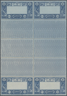 Dschibuti: 1938, Definitives "Views Of Djibouti", 10fr. Showing Variety "Missing Centre", Gutter Blo - Dschibuti (1977-...)