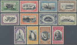 Falklandinseln: 1933, Centenary Of British Administration, ½d.-£1, Complete Set Of Twelve Values, Fr - Falkland Islands