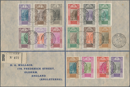 Französisch-Guinea: 1938 Cover Franked With 20 Stamps Of The Issue Landscapes, No Complete Set, In G - Autres & Non Classés