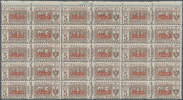 Italienisch-Somaliland - Paketmarken: 1916/31: 5 Cent. Brown, Overprinted In RED "SOMALIA ITALIANA" - Somalie
