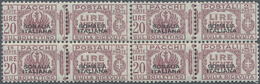 Italienisch-Somaliland - Paketmarken: 1934. 20 L Lilac In A Block Of 4. MINT, NH. Luxury! Signed Ray - Somalia