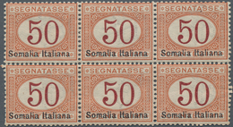 Italienisch-Somaliland - Portomarken: 1920, Italy Postage Due 50c. Orange/carmine With Black Opt. 'S - Somalia