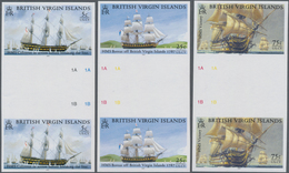 Jungferninseln / Virgin Islands: 2005, Sea Battle Of Trafalgar Complete Set Of Four (ships Colossus, - Iles Vièrges Britanniques