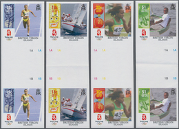 Jungferninseln / Virgin Islands: 2008, Summer Olympics Beijing Complete Set Of Four (running And Sai - Iles Vièrges Britanniques