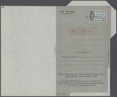 Kaiman-Inseln / Cayman Islands: 1955/1963, AEROGRAMMES: Five Different Air Letters 2½d, 6d (2) And 9 - Iles Caïmans