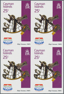 Kaiman-Inseln / Cayman Islands: 2015. Imperforate Block Of 4 For The (second) 25c Value Of The Set " - Iles Caïmans