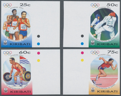 Kiribati (Gilbert-Inseln): 2004, Summer Olympics Athens Complete IMPERFORATE Set Of Four From Right - Kiribati (1979-...)