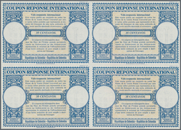 Kolumbien - Ganzsachen: 1954. International Reply Coupon 35 Centavos (London Type) In An Unused Bloc - Colombie