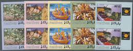 Malediven: 1998, 20 Years International Fund For Agricultural Development (IFAD) Complete Set Of Fiv - Maldiven (1965-...)