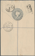 Mauritius: 1895 (19.10.), Registered Letter QV 12c. Greyish-blue Commercially Used From CUREPIPE ROA - Maurice (...-1967)