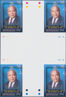 Mikronesien: 2004, 5 Years Death Of Bailey Olter (3rd President Of Micronesia) In An IMPERFORATE Blo - Micronésie