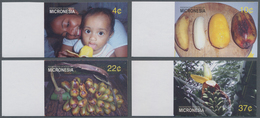 Mikronesien: 2005, Banana Cultivation Complete IMPERFORATE Set Of Four Showing Different Types Of Ba - Mikronesien