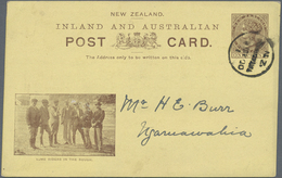 Neuseeland - Ganzsachen: 1900/1908, Six Different Pictorial Stat. Postcards QV 1d. Green Or Brown Wi - Ganzsachen