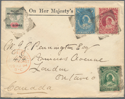 Nigerküste: 1894 (16.7.), QV Definitives ½d. Green, 1d. Blue And 2½d. Carmin-lake And Additional Bri - Sonstige & Ohne Zuordnung