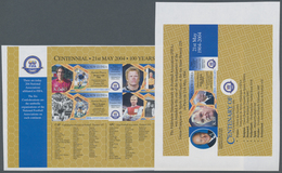 Papua Neuguinea: 2004, 100th Anniversary Of Football Association (FIFA) Complete Set Of Four In Vert - Papua-Neuguinea